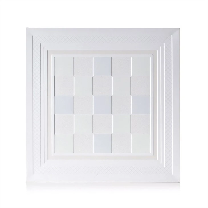 Square Aluminum Ceiling Designs For Office , 300x300, 600x600mm In Custom Thickness