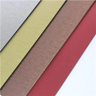 실내 장식을 위한 브러시드 알루미늄 복합 패널