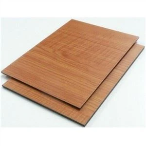 3mm 나무로 되는 색깔 Alucobond 합성 패널 알루미늄 벽 클래딩 실내